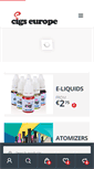 Mobile Screenshot of ecigs-europe.com